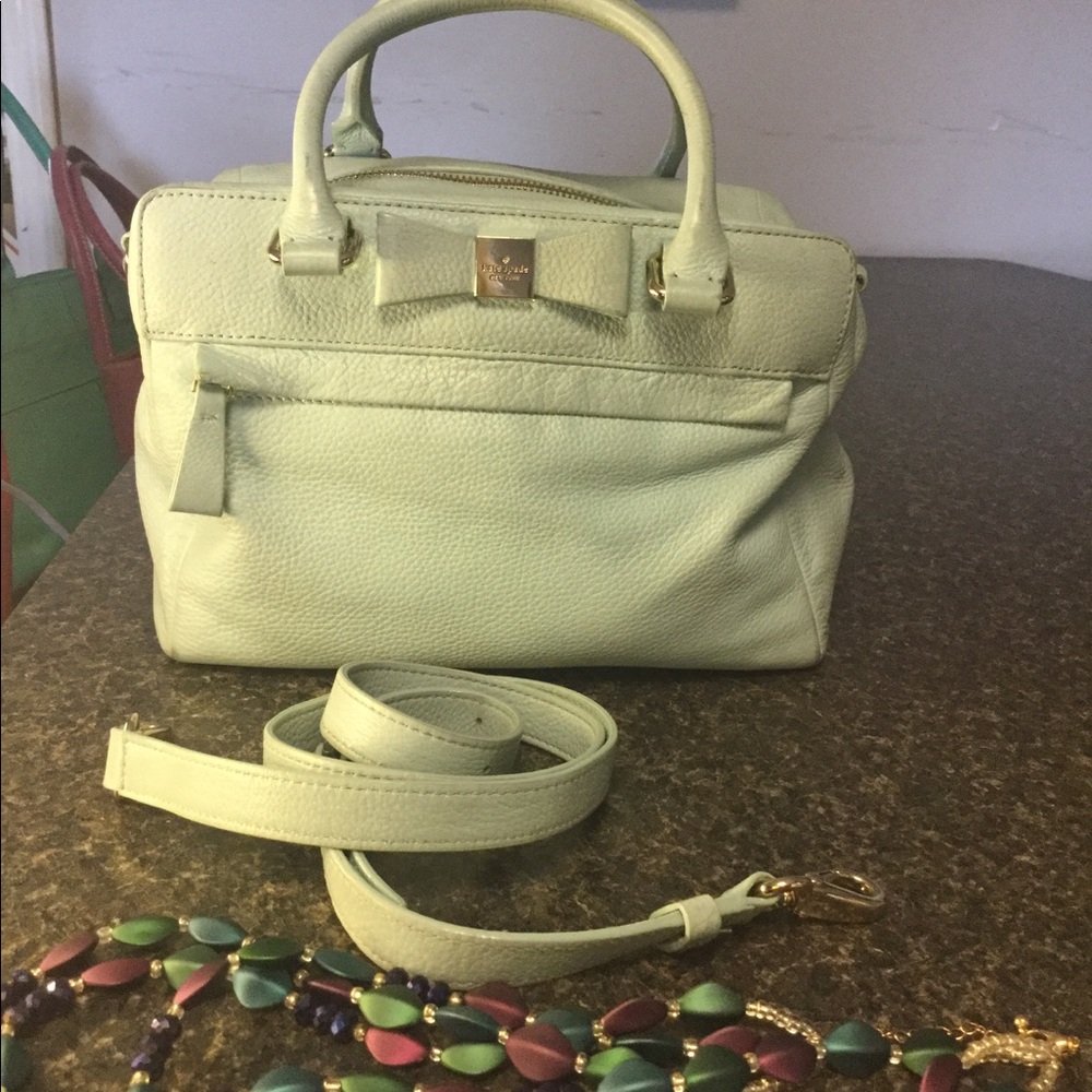 Kate Spade Grace Blue Learpther cross body.